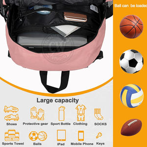 Outdoor Sports Basketball Bags Lightweight <b>Backpack</b> <b>Travel</b> Camping Basketball <b>Backpack</b> Bags For Sale - Product Image 3