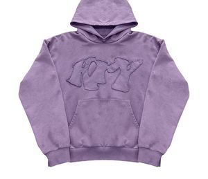 Sudadera con capucha personalizada para hombre con cremallera completa y logotipo de espuma en 3D, talla grande, estampado de invierno, disponible directamente desde el fabricante - Product Image 4