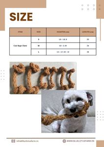 Jouet à mâcher pour chien en corde de coco Lotus Bleu, très populaire, écologique, durable, interactif pour l'intérieur, sûr, nettoyage dentaire, soulagement du stress - Product Image 5