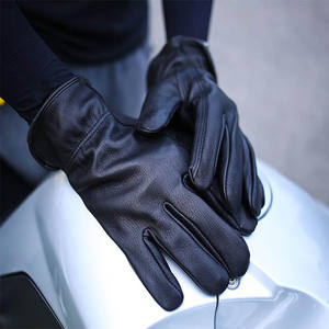 Nouveauté, gants de tir en cuir du meilleur matériau, dernière conception pour tenue décontractée, compatible avec les écrans tactiles et stylé - Product Image 4