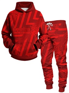 Ensembles de survêtement pour hommes, sweat à capuche et pantalon pour femmes, couleur unie, pull à capuche + pantalon, ensembles de vêtements de sport décontractés pour hommes - Product Image 4