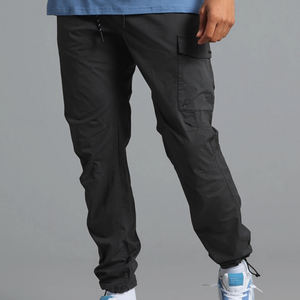 กางเกงคาร์โก้ผู้ชายสำหรับฤดูหนาว ทรงตรง สวมใส่กลางแจ้ง สไตล์ลำลอง ทรงสลิมฟิต ทรงหลวม ใส่ทำงานได้ ระบายอากาศได้ดี ทนทาน มีกระเป๋าหลายช่อง สวมใส่สบาย - Product Image 4