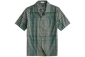 Conjunto informal de dos piezas de verano para hombre, ropa de calle, camisa de manga corta con botones de tela de rizo, pantalones cortos de playa para vacaciones - Product Image 4