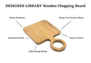 เขียงไม้อะคาเซียทนทานสำหรับสับเนื้อและผักเขียงไม้ธรรมชาติสำหรับการใช้ชีวิตอย่างยั่งยืนในราคาต่ำ - Product Image 3