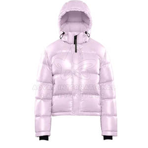 Chaqueta de Invierno para Mujer, Nueva Colección, con Capucha, Forro de Nailon Transpirable, Tejido de Punto, Precio Bajo - Product Image 3