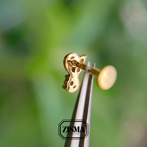 Boucles d'oreilles en diamant de style indien traditionnel certifié GIA IGI or 14K 18K pour piercing de cartilage de lobe de nez personnalisé en gros - Product Image 5