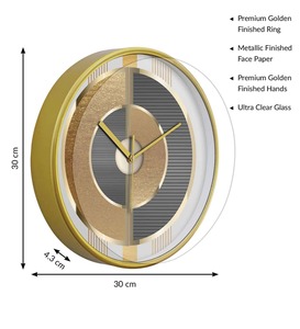 Relojes de pared, aguja de cuarzo de una sola cara, diseño moderno, funcionamiento silencioso, alimentado por batería, hierro, Metal, decoración interior para sala de estar - Product Image 5