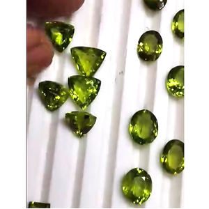 82 piezas de peridoto natural 8mm a 11mm Oval redondo Trillón Faceta 175 Ct Lote Iroc Ventas Crisolito Corte de piedras preciosas sueltas de alta calidad - Product Image 4