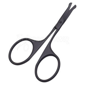 Tijera de punta redonda multiuso con marca personalizada para el cuidado facial y de las cutículas - Product Image 4