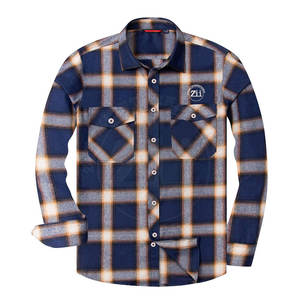 Chemises en flanelle décontractées respirantes et écologiques pour hommes, style hawaïen, printemps, prix bas, best-seller - Product Image 1