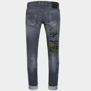 2026 Custom Men's Slim Fit Jean Pants Branded <b>Stretch</b> <b>Denim</b> Wholesale Price Straight Pattern for Adults Men's Pants Washed - Product Image 2