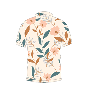 เสื้อโปโลพิมพ์ลายใบไม้เขตร้อนสำหรับผู้ชาย แขนสั้น สวมใส่สบาย เหมาะสำหรับฤดูร้อน เล่นกอล์ฟ น้ำหนักเบา มีปก แฟชั่น - Product Image 5