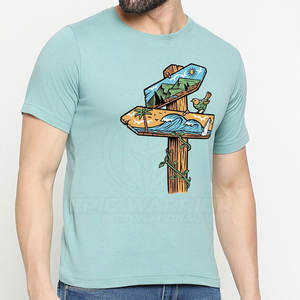 Camiseta de Manga Corta con Logotipo Personalizado, 100% Algodón, Diseño de Última Moda, Proveedor Directo de Fábrica, Superventas - Product Image 2