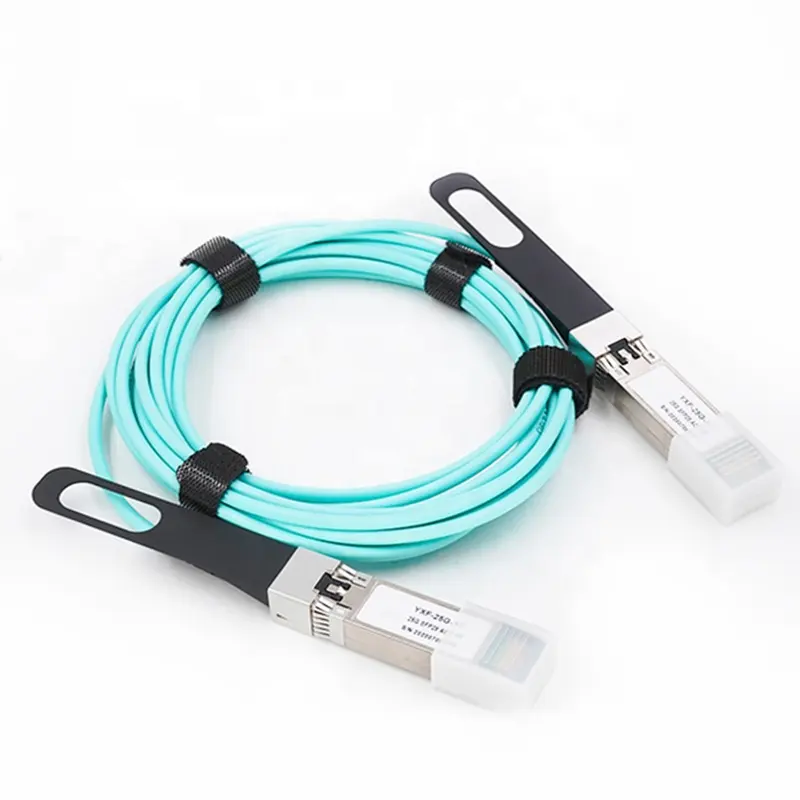 Hot Sell 10M 20M 30M 50M 100G QSFP28 to QSFP28 AOC Cable OM1 OM2 OM3 OM4 OM5 Multimode Active Optical Cable Fiber Optic Jumper