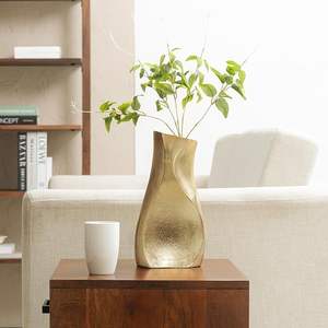 แจกันดอกไม้อลูมิเนียมเป็นมิตรกับสิ่งแวดล้อมมีผิวด้านและรูปทรงกระบอกทำจากต่างประเทศ - Product Image 3