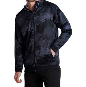 ผู้ชายขายส่งที่กําหนดเองคุณภาพสูงหนักน้ําหนักซิป Hoodies หลักสบายๆกระเป๋าระเหิด Hoodies - Product Image 4