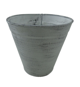 Ensemble décoratif de fer de conception de fantaisie de 2 pots de jardinière antiques en cuivre de jardinière en métal pour la décoration extérieure et intérieure - Product Image 6