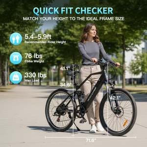 Patinete Eléctrico Windhorse F3 - Alcance de 40 Millas, Velocidad de 20 MPH, Motor de 500W, Batería de 36V/15.6Ah - Product Image 3