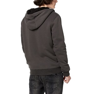 Sweat-shirt à capuche pour homme, vêtement d'hiver en coton, couleur unie, impression personnalisée, coupe ajustée, manches longues, du Bangladesh, vente en gros, 100% - Product Image 5