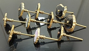 Colección de manija de puerta de cristal de ágata pulida Divine Aura, herrajes de piedra de orgón Premium para acentos de diseño artístico y romántico - Product Image 4