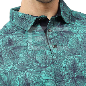 เสื้อโปโลผู้ชายใส่สบาย แห้งเร็ว ผ้าฝ้ายผสมโพลีเอสเตอร์ แฟชั่นฤดูร้อน - Product Image 6