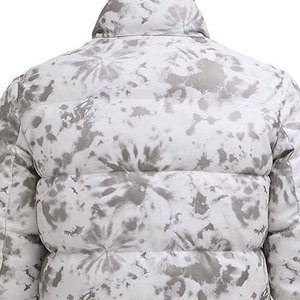 New Arrival Unisex Canvas Puffer <b>Jacket</b> Stand High Street Winter Clothing Customized Colors Size logo 100% Polyester Waterproof - Product Image 5