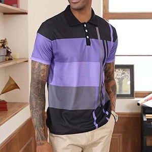 Venta al por mayor 100% algodón estampado bordado Logo hombres Polo Camisa lisa en blanco Golf Polo camiseta personalizada Polos - Product Image 6