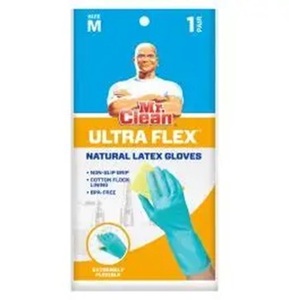 ถุงมือทำความสะอาดแบบใช้ซ้ำได้ Mr. Clean Ultra Flex ผลิตจากยางลาเท็กซ์ พร้อมคุณสมบัติกันลื่น - Product Image 1
