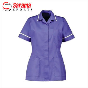 Uniforme médical pour infirmières, sur mesure, logo OEM, broderie, faible MOQ, uniforme d'infirmière, élastique, hôpital, élégant - Product Image 1