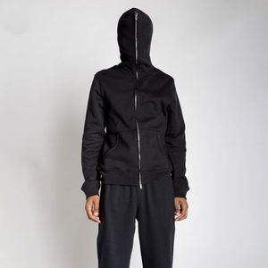 Sudadera con Capucha Personalizada con Logotipo, Cierre Completo, Estampado, de Alta Calidad, Informal, para Hombre, de Poliéster/Algodón, Transpirable y Resistente al Viento - Product Image 5