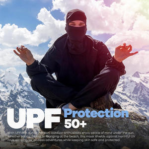 หน้ากากไหมพรมปรับแต่งได้, กันลม, น้ำหนักเบา, เหมาะสำหรับการเล่นสกี, ขี่จักรยานและเดินป่า, ส่วนลดการสั่งซื้อจำนวนมาก - Product Image 4