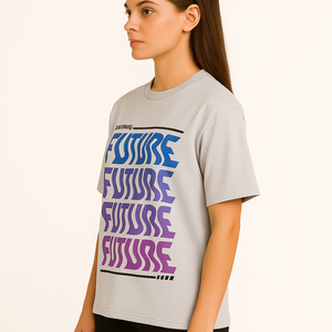 Camiseta Premium de algodón 100% de peso pesado con impresión DTF suave, transpirable, camiseta con logotipo personalizado para ropa de calle, informal y de marca - Product Image 5