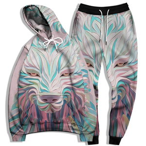 Professional Manufacturer's Latest Design Men's Cotton <b>Polyester</b> Sublimated Tracksuit <b>Jogger</b> Sets Top Trending Winter - Product Image 4