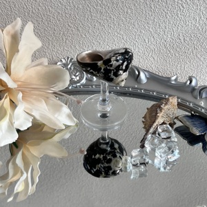Bicchieri Artigianali <span class=keywords><strong>in</strong></span> Conchiglia Naturale Verticale - Calici da Vino e Portacandele <span class=keywords><strong>in</strong></span> Conchiglia a Doppio Uso, Elegante Decorazione Costiera per la Casa, Pasqua - Product Image 4