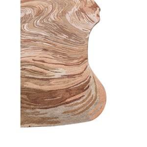 Tapis rectangulaire en laine et viscose tufté à la main, rouge orangé, abstrait, pour salon, chambre, couloir - Tra-15172 - Product Image 4