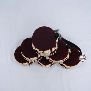 Alta calidad personalizado a estrenar 2025 personalizado Shrine Fez Custom Temple Maroon AL-ALI TEMPLE Shriner Fezzes - Product Image 4