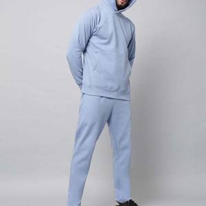 Chándal Unisex de 100% algodón de primera calidad para hombre, diseño de logotipo personalizado, cuello con capucha de estilo informal ajustado para ropa de calle de invierno - Product Image 2