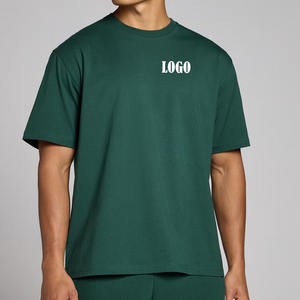 Over Size <b>Thick</b> Collar Heavyweight Blank Graphic <b>T</b>-<b>Shirt</b> Custom <b>T</b> <b>Shirt</b> Cotton Plain Oversized Tshirt - Product Image 4