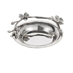 Bol de service en aluminium fait main de luxe avec un design corail doré, vaisselle élégante en métal, décoration de la maison, cadeau de mariage, prix le plus bas - Product Image 4