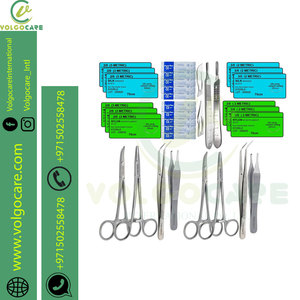 Le nouveau kit complet de suture en acier inoxydable pour étudiants en médecine comprend des outils de suture en silicone - Product Image 2