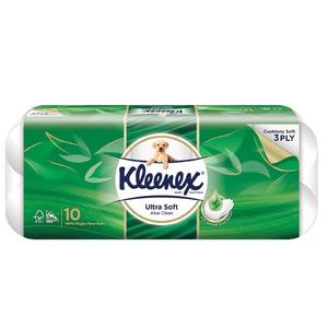 Rollo Jumbo de pulpa virgen de 8000g de alta calidad Biodegradable 100% absorbente papel higiénico de alta densidad CleanWeave de 3 capas para el hogar - Product Image 2