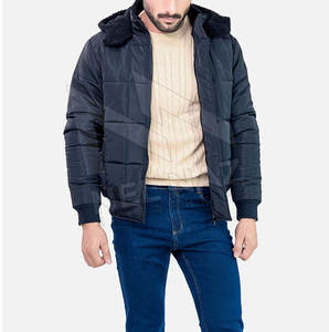 Vente en gros de vêtements d'hiver de qualité supérieure veste chaude pour hommes manteau rembourré veste bouffante à capuche ODM personnalisée - Product Image 1