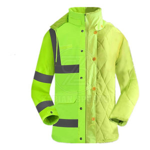 Customized Design Workwear Safety High <b>Vis</b> <b>Jacket</b> Breathable Polyester Manufactured in Pakistan - Product Image 2