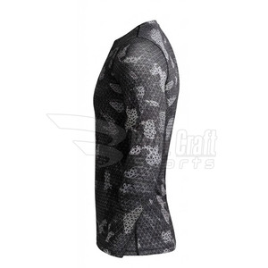 Outdoor Use New Design <b>Men</b> <b>Base</b> <b>Layer</b> Shirts Camo Printing Fitness Wear <b>Men</b> <b>Base</b> <b>Layer</b> Shirts - Product Image 2