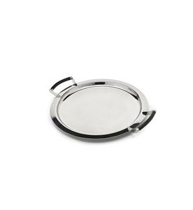 Bandeja de servicio grande de acero inoxidable que ofrece un amplio espacio para exhibir comida Bandeja de servicio hecha a mano Nuevo diseño de bandeja Matel - Product Image 1