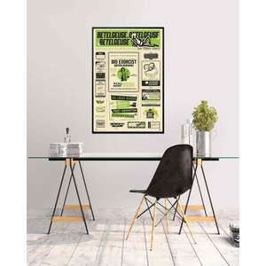 Póster de Beetlejuice 2 con marco de metal negro - Product Image 1