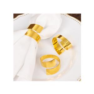 Anillos de Servilleta de Metal de Diseño, Ideales para Cenas Formales, Comidas Festivas, Bodas, Banquetes, Cafés y Decoración de Mesa Premium - Product Image 5