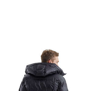 Veste matelassée unisexe élégante, isolante, légère, coupe-vent, à capuche, en toile durable, rembourrée de coton, avec doublure en coton - Product Image 6