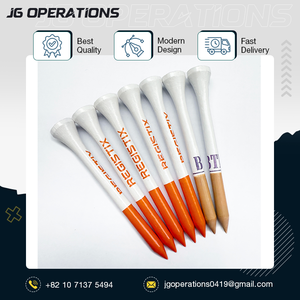 Vendita in tutto il mondo di qualità superiore quantità di massa di dimensioni personalizzate e Logo stampa Plain legno plastica Golf tee a prezzo all'ingrosso - Product Image 4