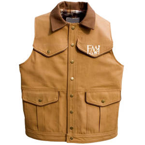 High Quality Fashion Wear <b>Men</b> Leather <b>Vest</b> With Customize <b>Packing</b> <b>Vest</b> Sleeveless Waistcoat Jackets Made in Pakistan - Product Image 1